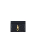 Portefeuille Saint Laurent Black Lamb Ovis Aries