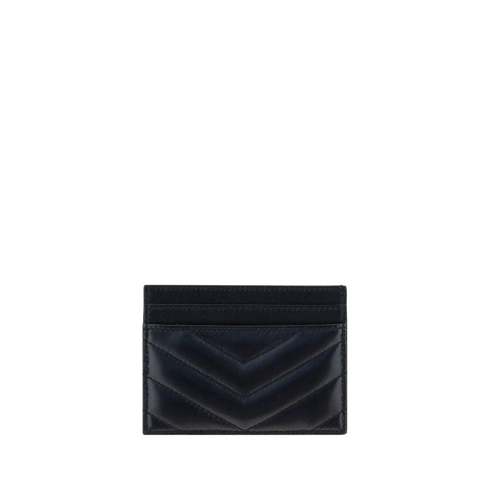 Portefeuille Saint Laurent Black Lamb Ovis Aries