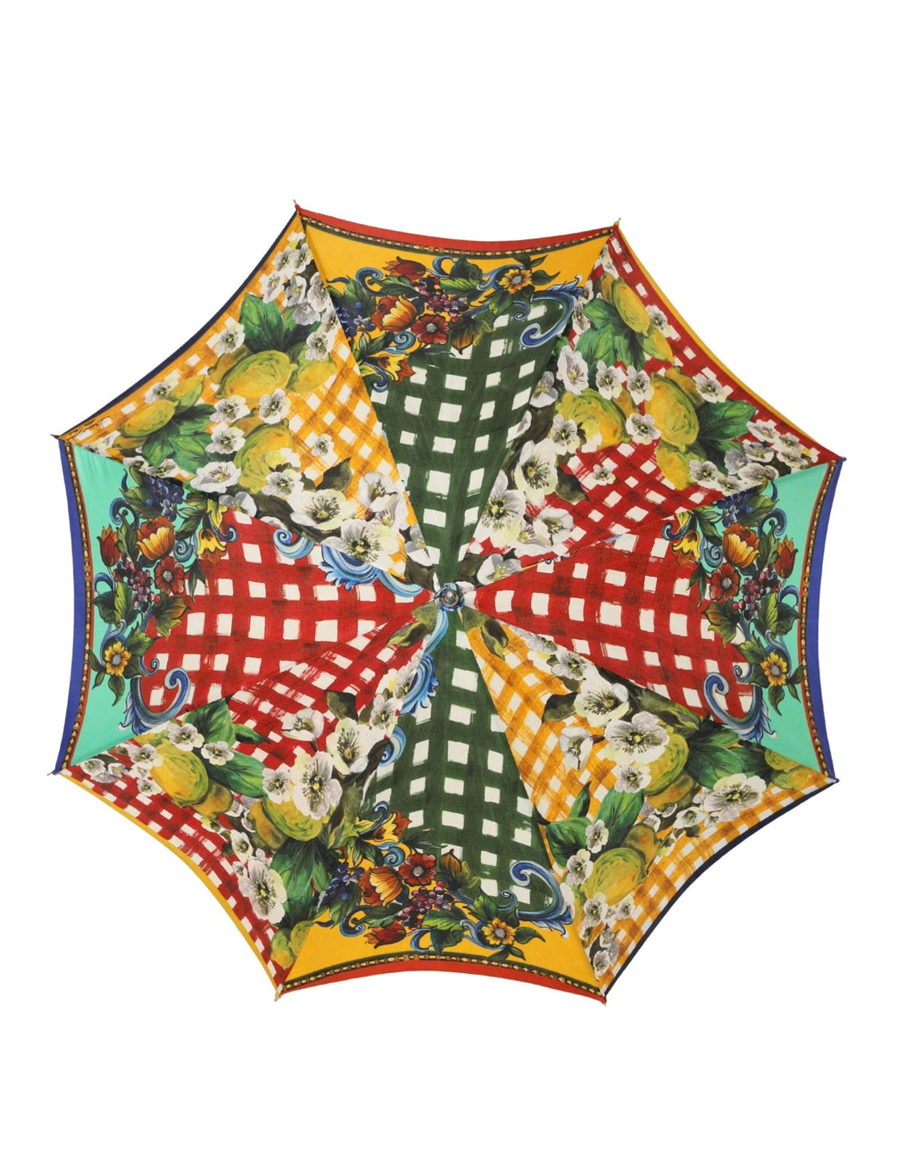 Dolce &amp; Gabbana Parapluie pliable multicolore à imprimé Carretto Siciliano