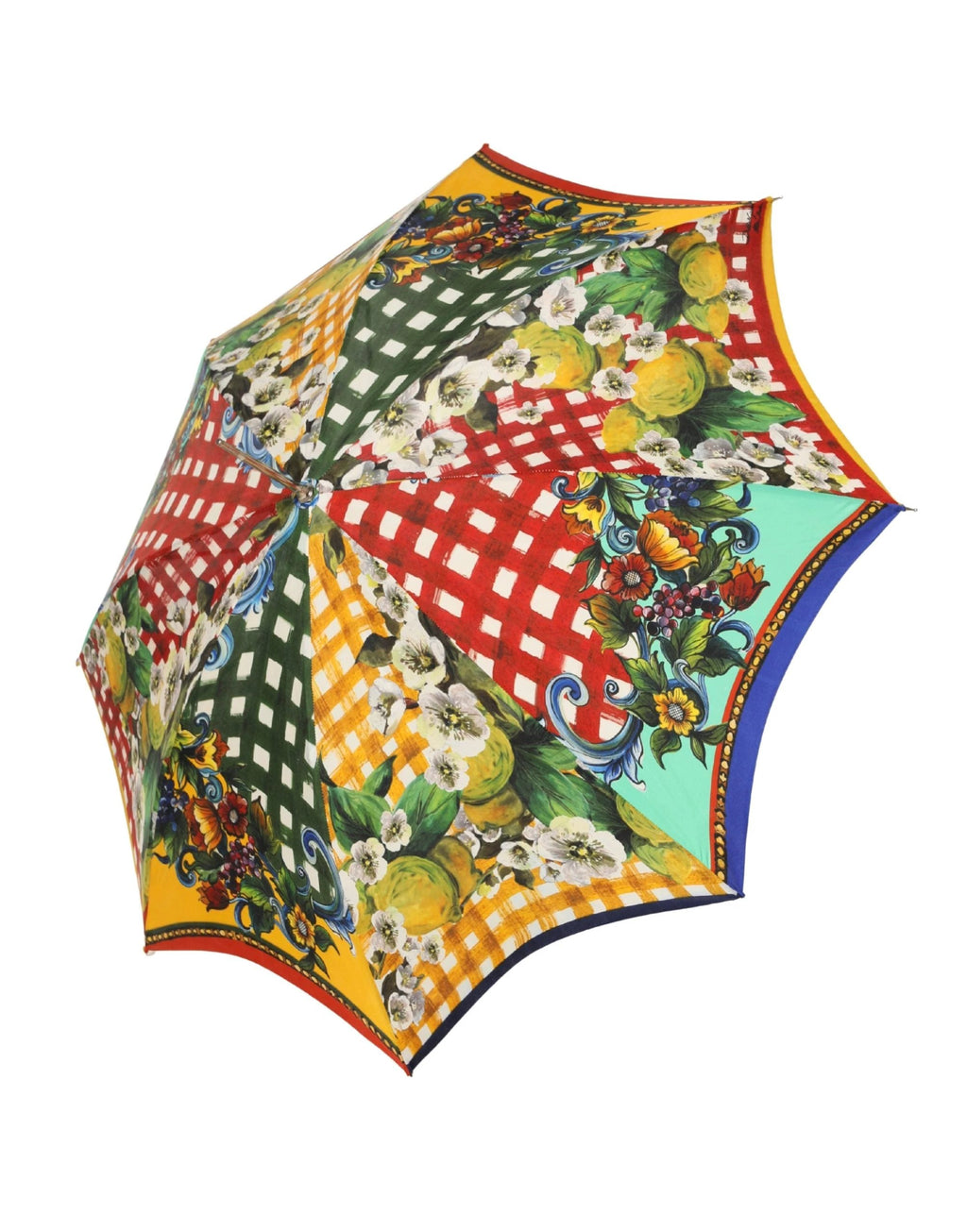 Dolce &amp; Gabbana Parapluie pliable multicolore à imprimé Carretto Siciliano