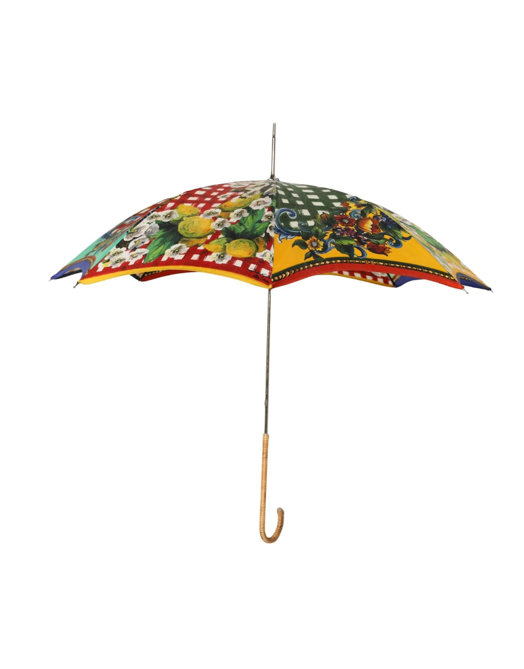 Dolce &amp; Gabbana Parapluie pliable multicolore à imprimé Carretto Siciliano