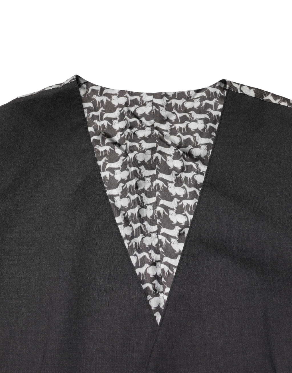 Dolce &amp; Gabbana Gilet de cérémonie en laine noire pour homme