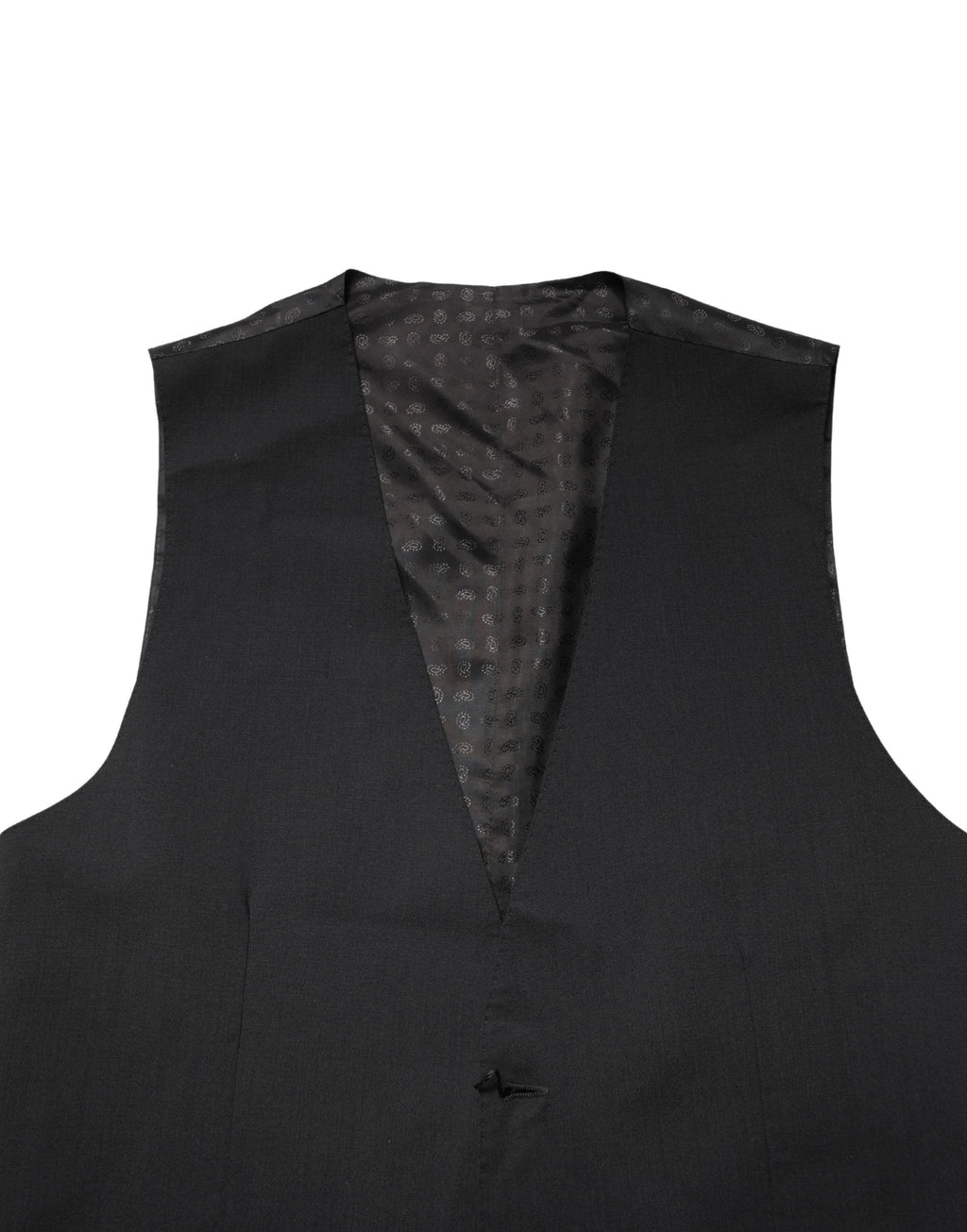 Dolce &amp; Gabbana Gilet de cérémonie en laine noire pour homme