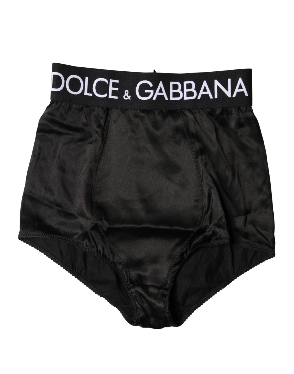 Culotte gainante taille haute Dolce &amp; Gabbana noire à logo
