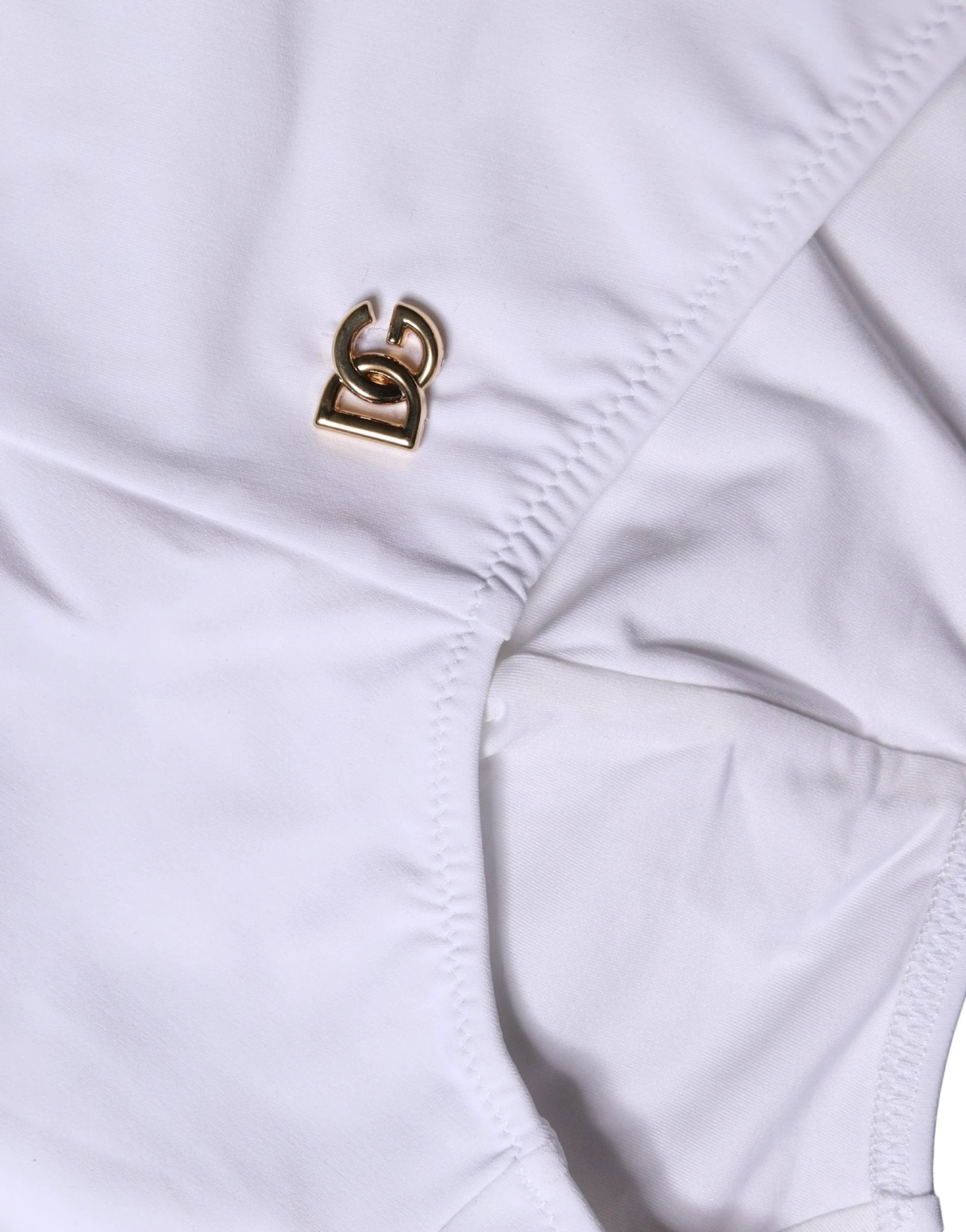 Culotte gainante taille haute Dolce &amp; Gabbana à logo blanc