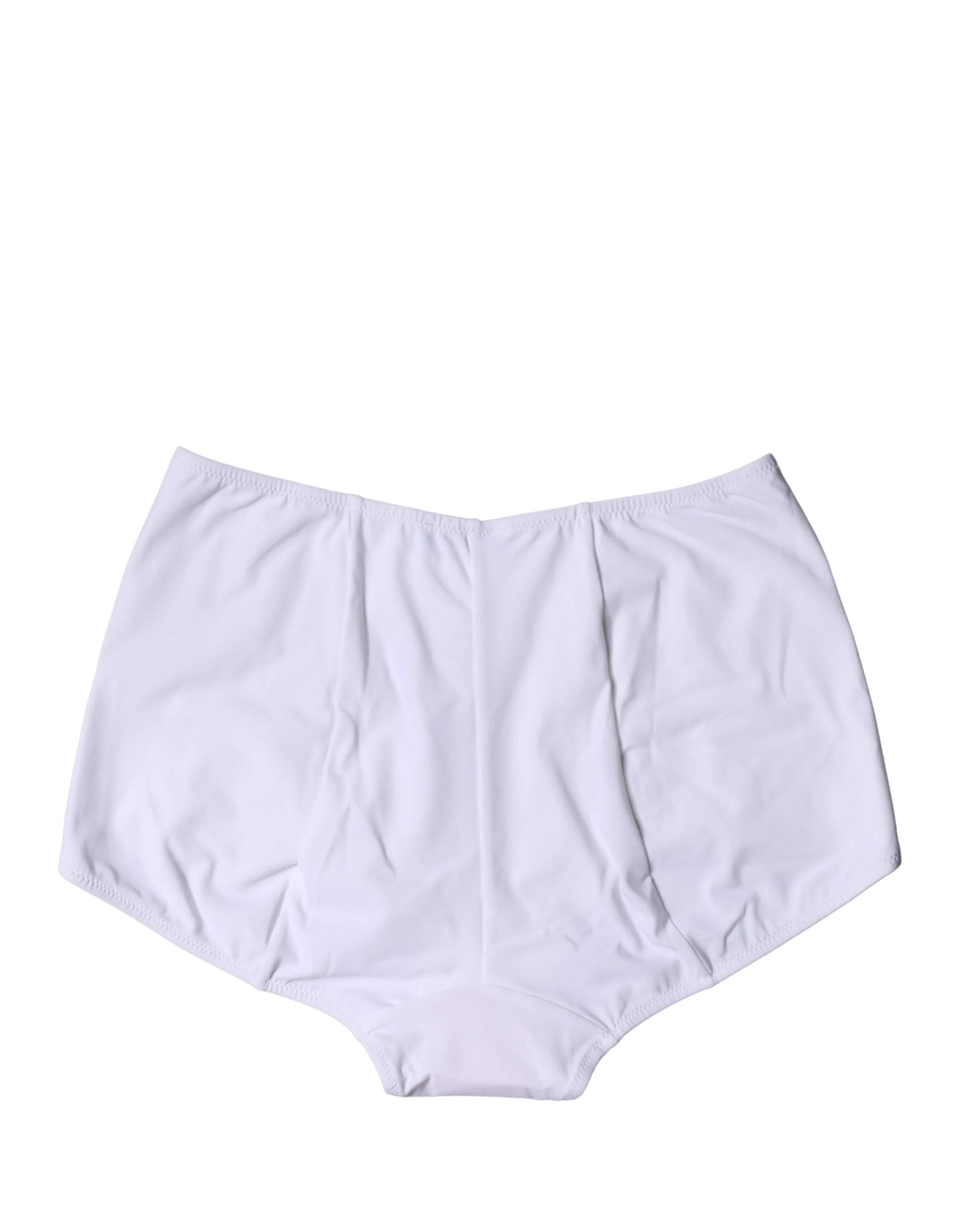 Culotte gainante taille haute Dolce &amp; Gabbana à logo blanc