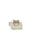 Ceinture PINKO Bos Taurus Regular en cuir de veau blanc