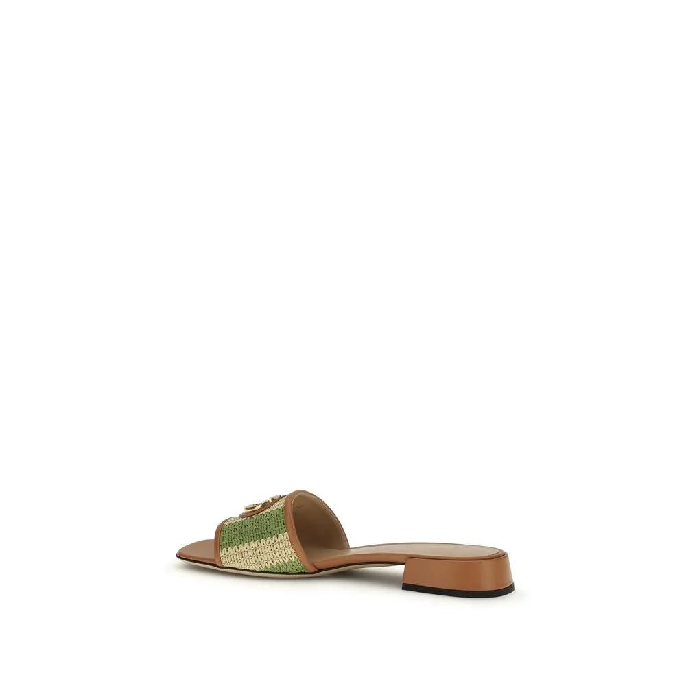 Sandales Valentino Garavani multicolores en viscose