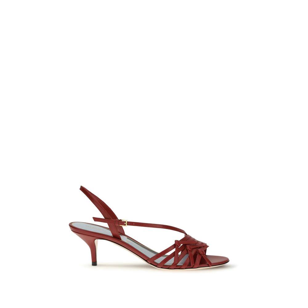 Valentino Garavani Multicolor Goatskin Strap-On Sandals by Valentino Garavani