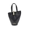 Jacquemus Sac à bandoulière en cuir de veau noir Bos Taurus