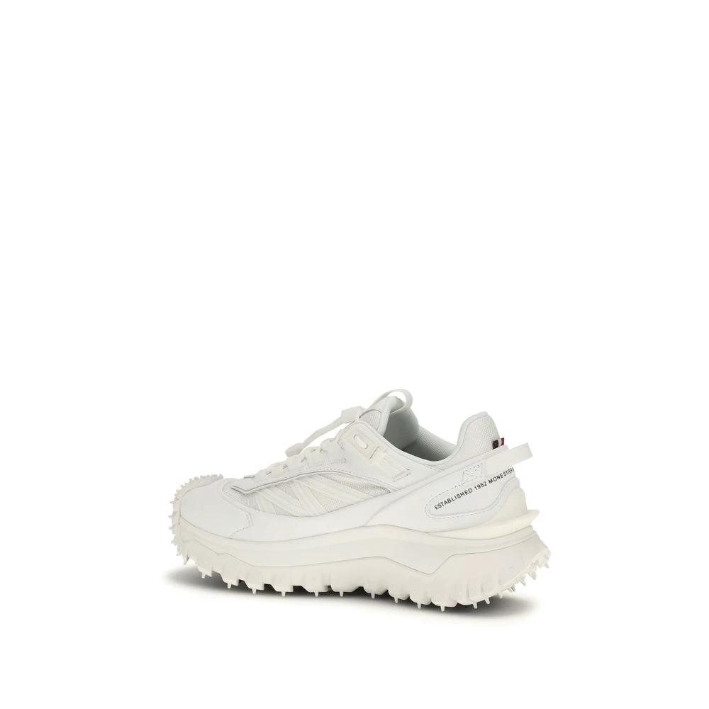 Moncler White Polyamide Athletic Sneakers by Moncler