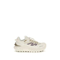 Moncler White Calf Leather Bos Taurus Athletic Sneakers by Moncler