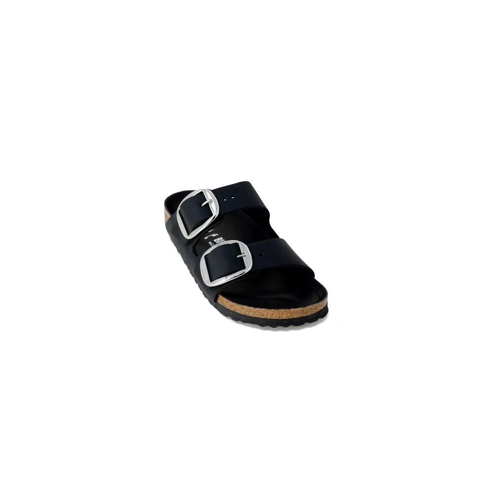 Birkenstock Black Synthetic Slippers Birkenstock