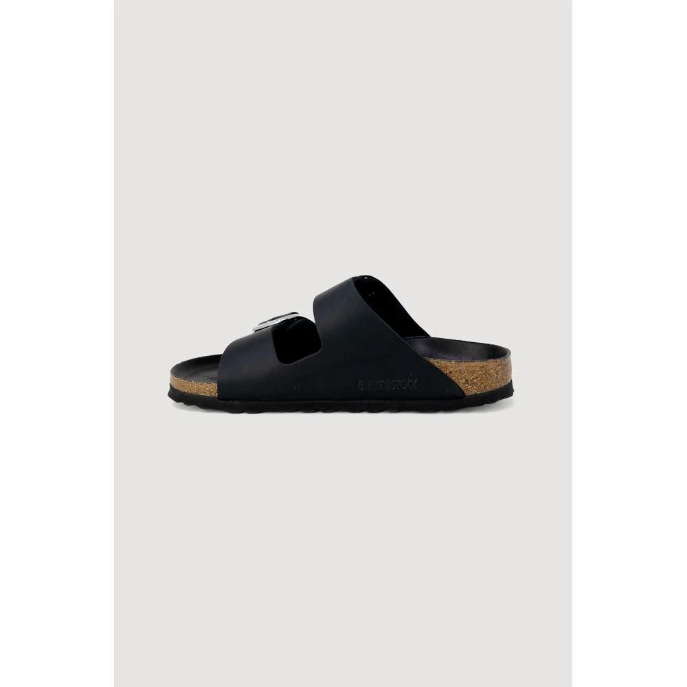 Birkenstock Black Synthetic Slippers Birkenstock