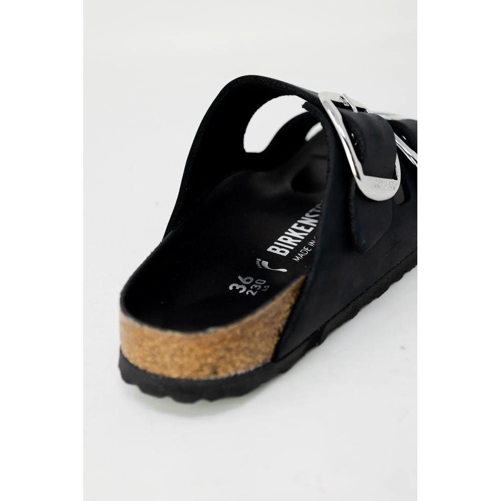 Birkenstock Black Synthetic Slippers Birkenstock