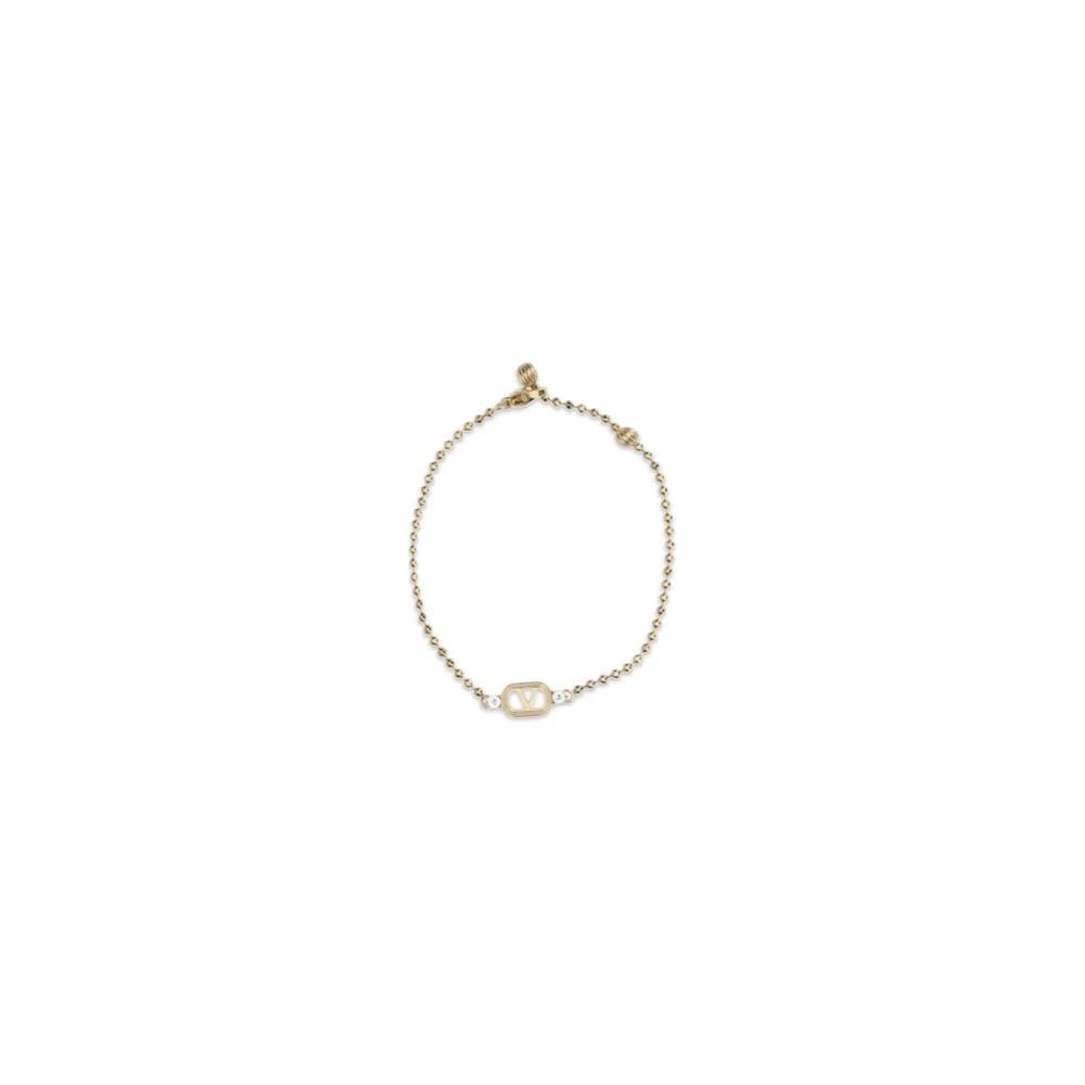 Valentino Garavani Gold Metal Bracelet by Valentino Garavani