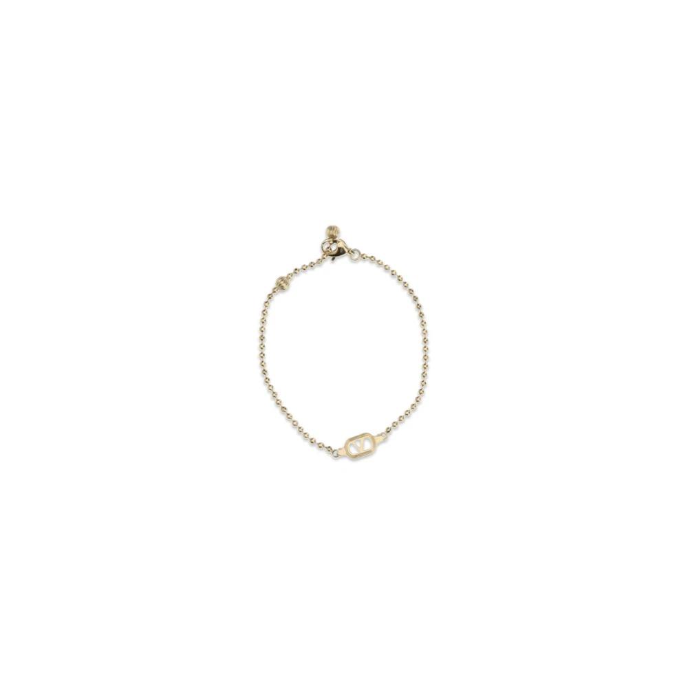 Valentino Garavani Gold Metal Bracelet by Valentino Garavani