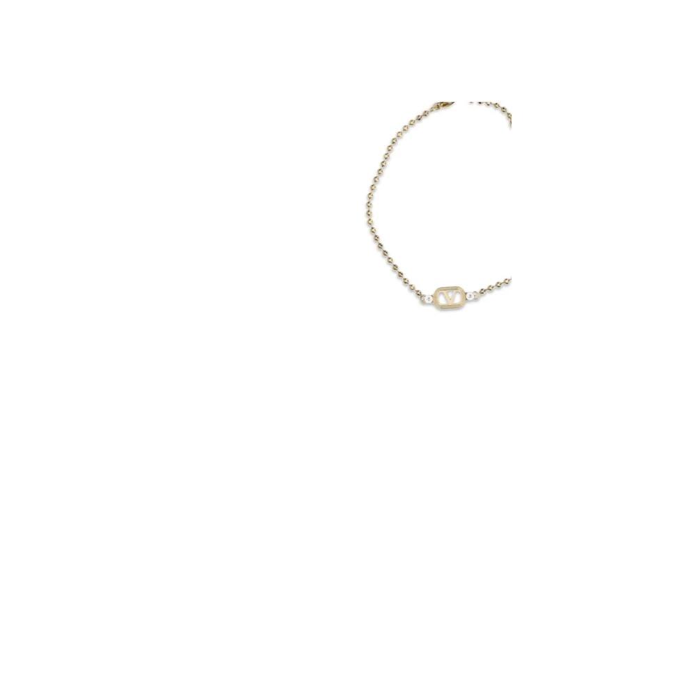 Valentino Garavani Gold Metal Bracelet by Valentino Garavani