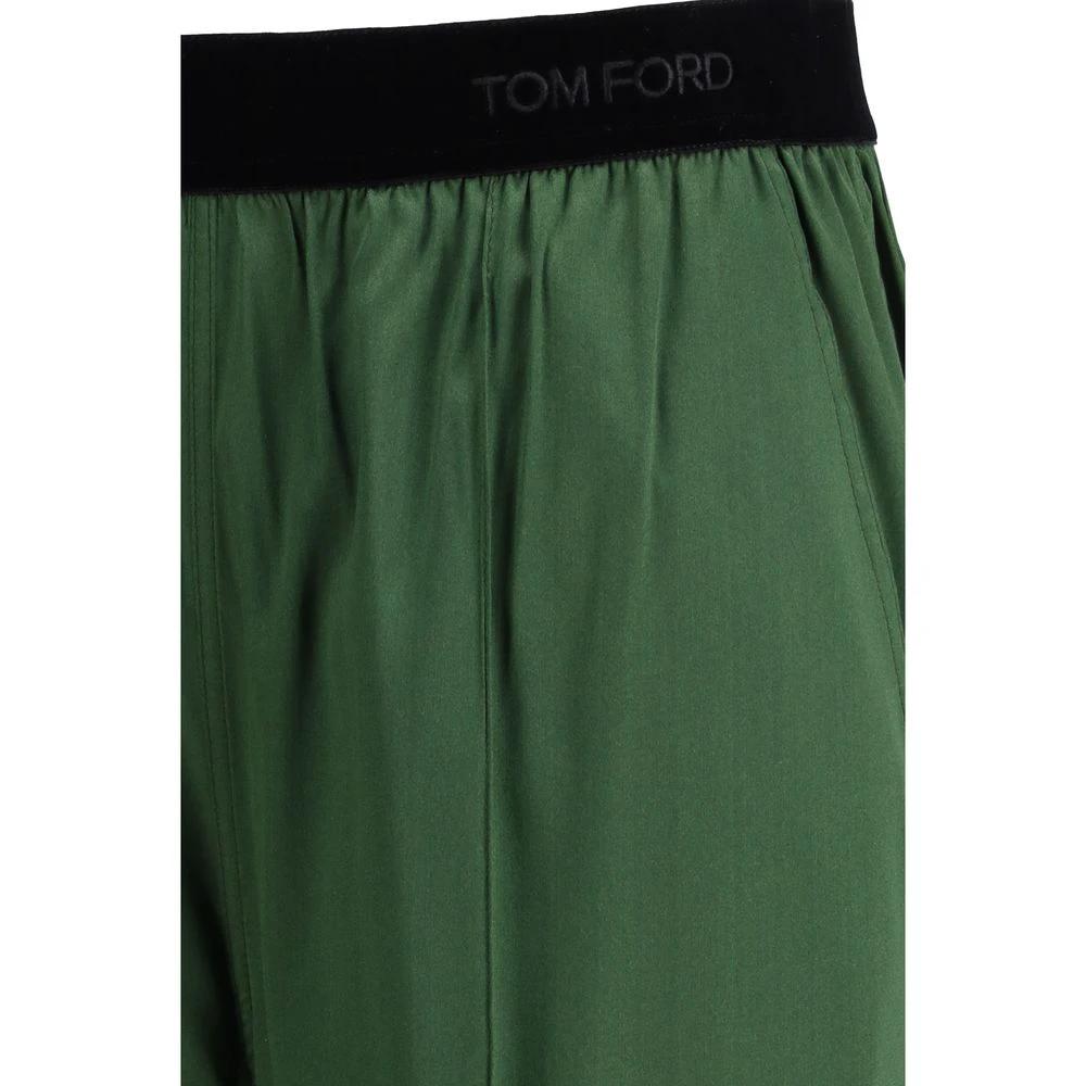 Tom Ford Bicolor Silk Casual Pants