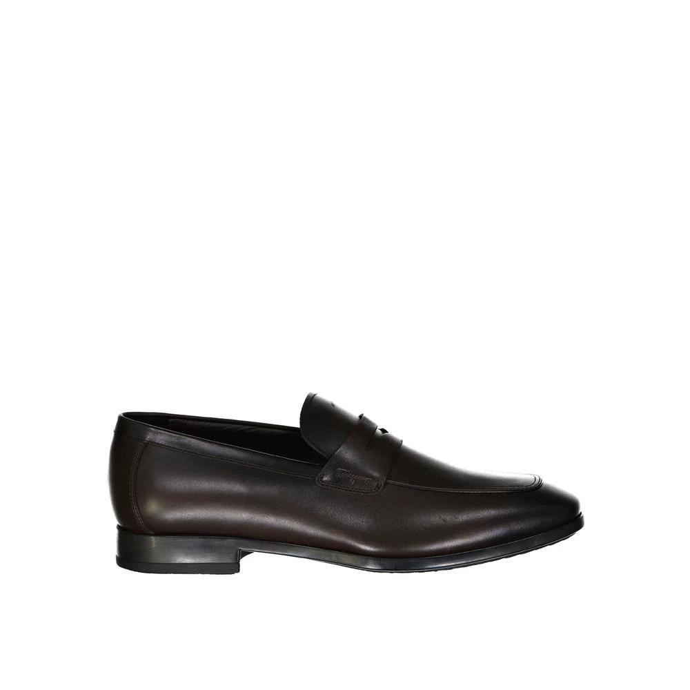 Mocassins en cuir marron Salvatore Ferragamo