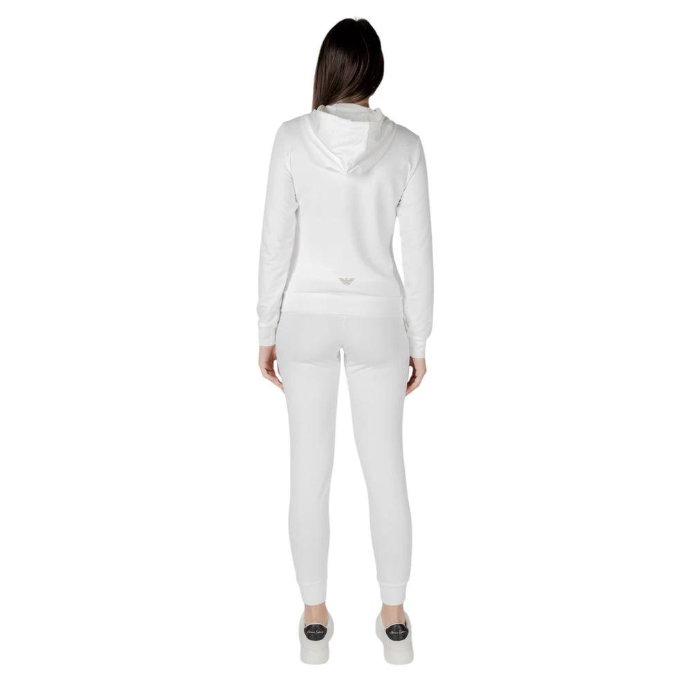 EA7 Emporio Armani Cream Polyester Tracksuit by EA7 Emporio Armani