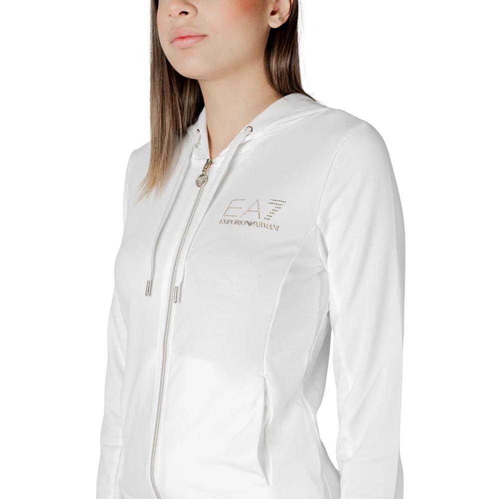 EA7 Emporio Armani Cream Polyester Tracksuit by EA7 Emporio Armani