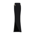 Jupe longue en coton noir Moncler x Rick Owens