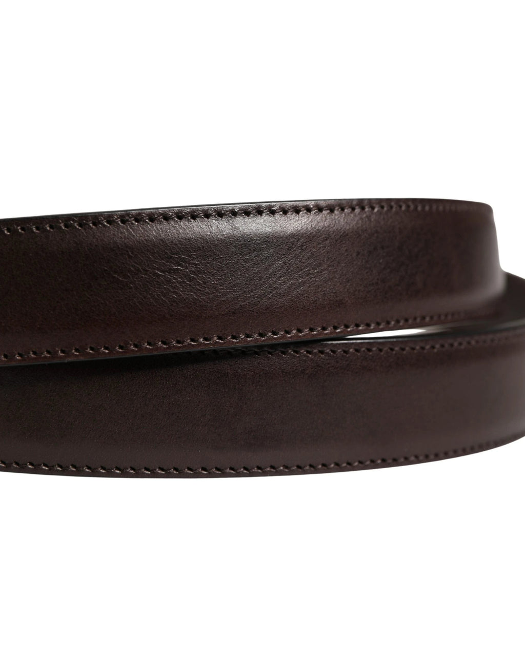Ceinture Dolce &amp; Gabbana pour homme, en cuir marron classique avec boucle en métal