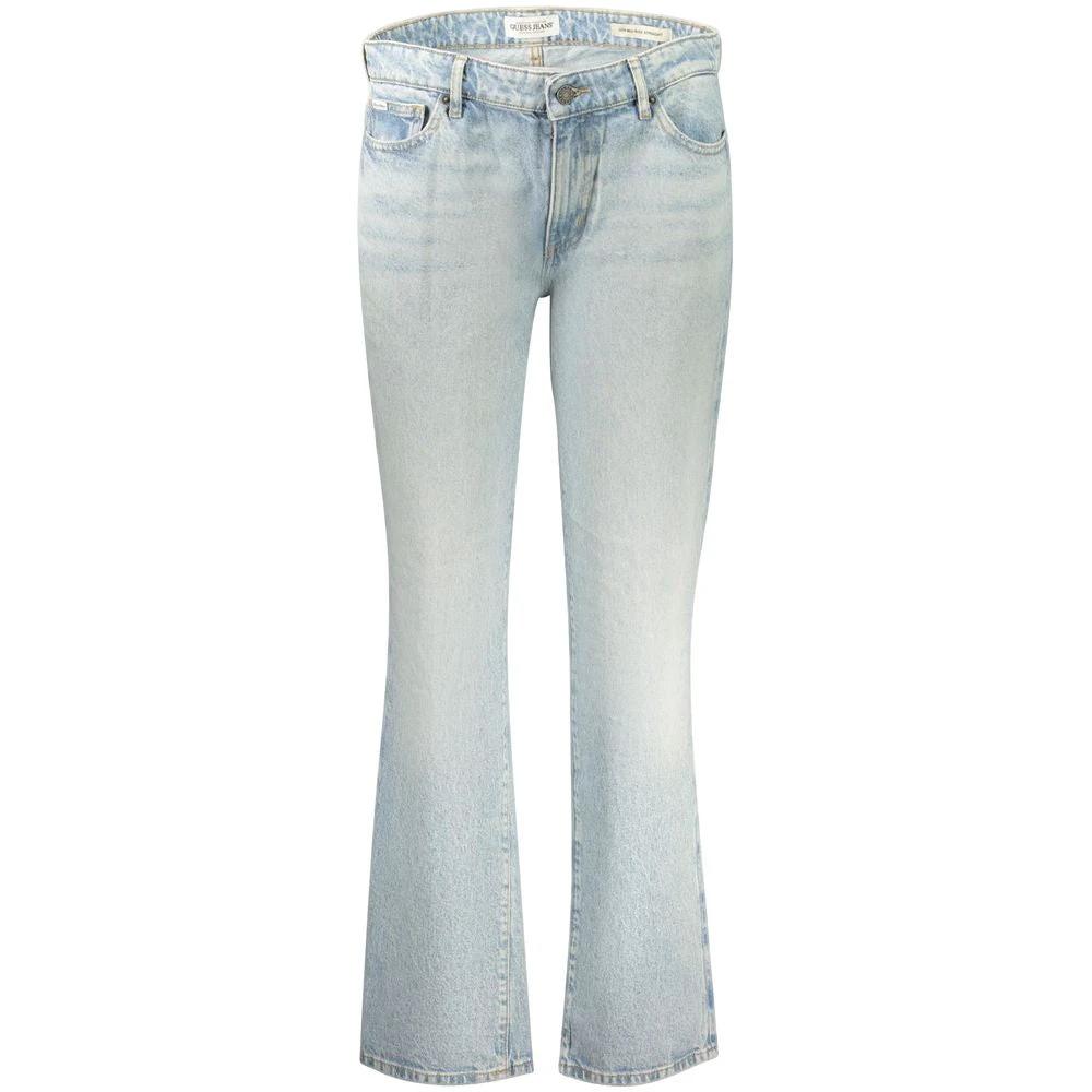 Jean Guess Jeans Azzurro en coton pour femme