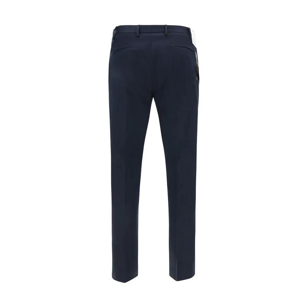 Pantalon décontracté en coton bleu PT Torino
