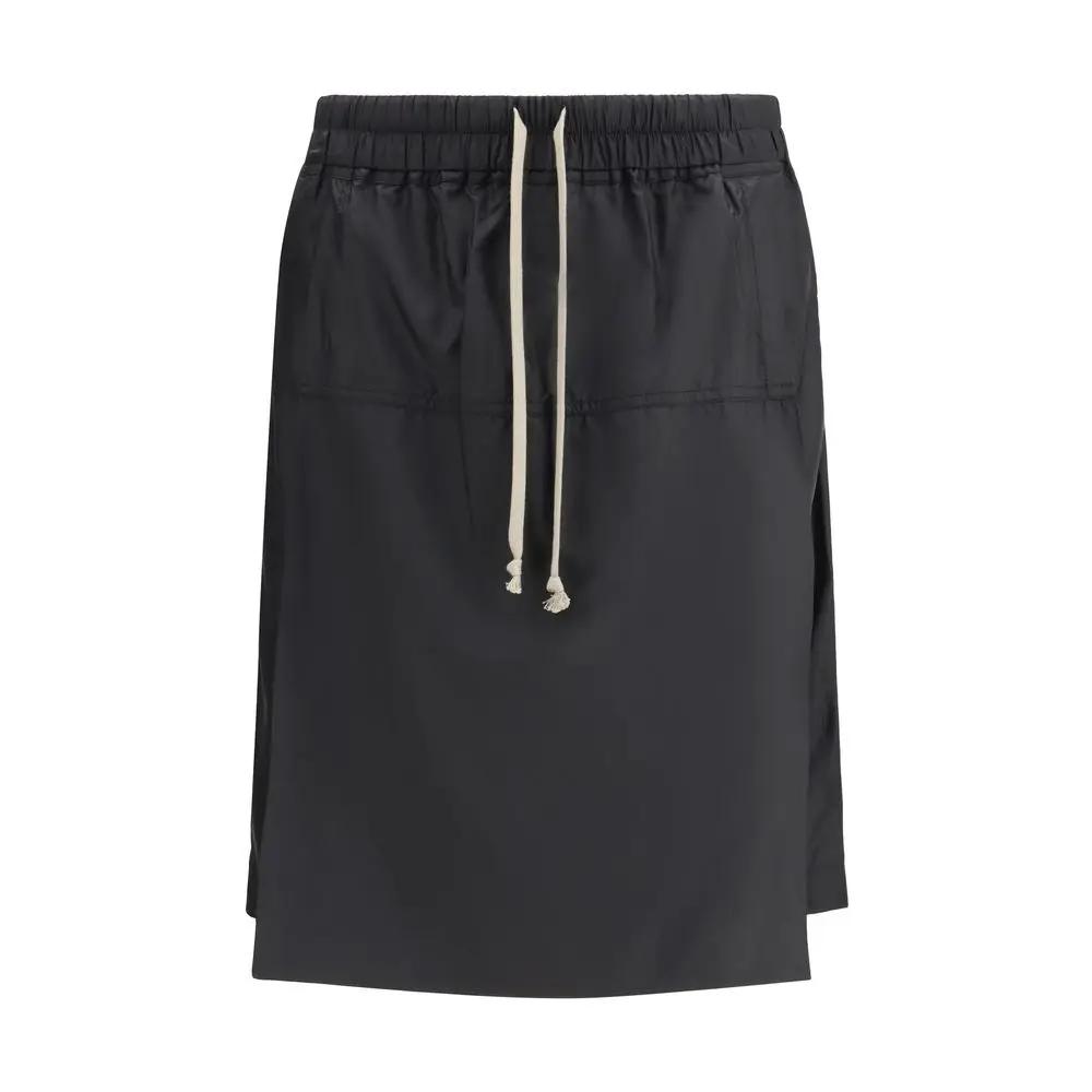Short bermuda noir en polyester Moncler x Rick Owens