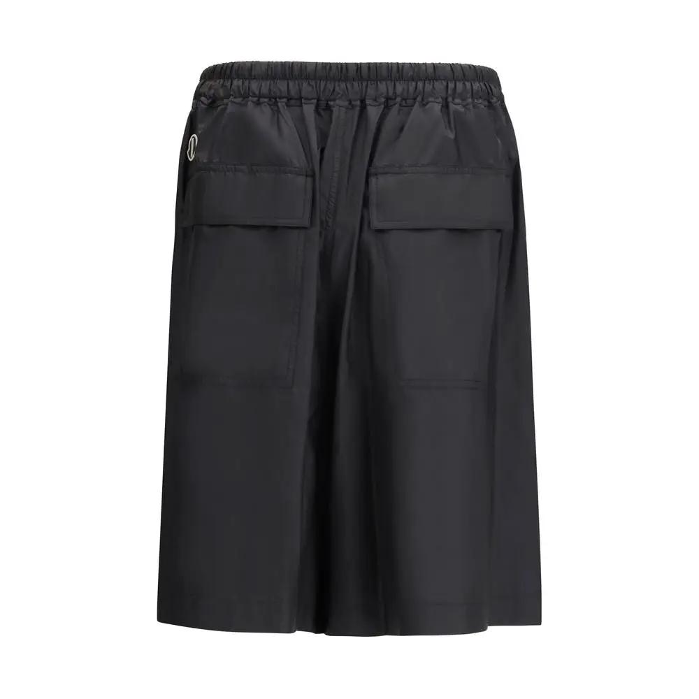 Short bermuda noir en polyester Moncler x Rick Owens