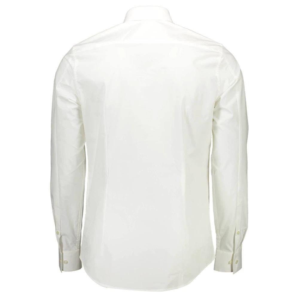 Calvin Klein Bianco Cotton Men Shirt