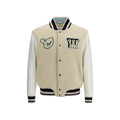 Bomber Off-White en laine beige