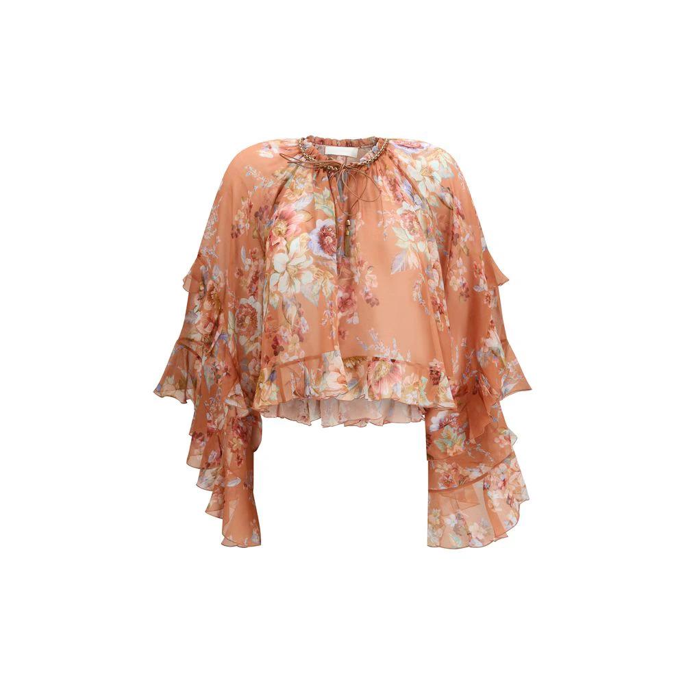 Blouse en coton multicolore Zimmermann