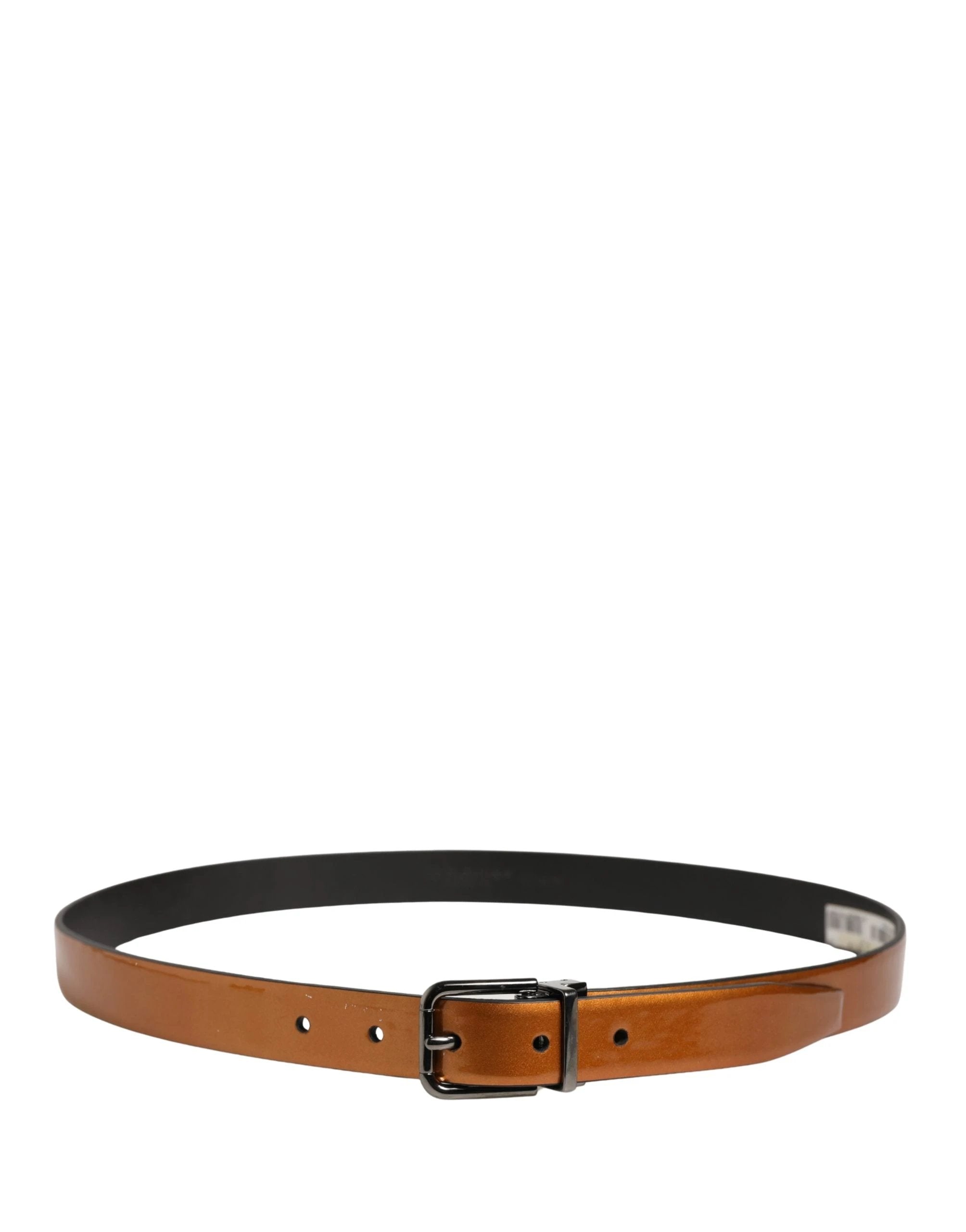 Ceinture Dolce &amp; Gabbana pour homme, en cuir marron classique avec boucle en métal