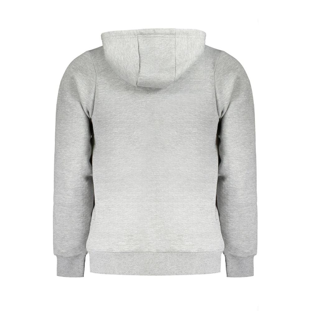 Norway 1963 Grigio Cotton Male Sweatshirt with Hood