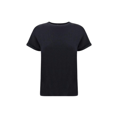 Brunello Cucinelli Black Nylon T-Shirt by Brunello Cucinelli