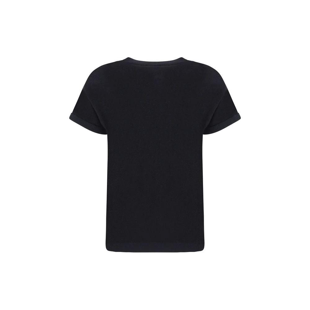 Brunello Cucinelli Black Nylon T-Shirt by Brunello Cucinelli