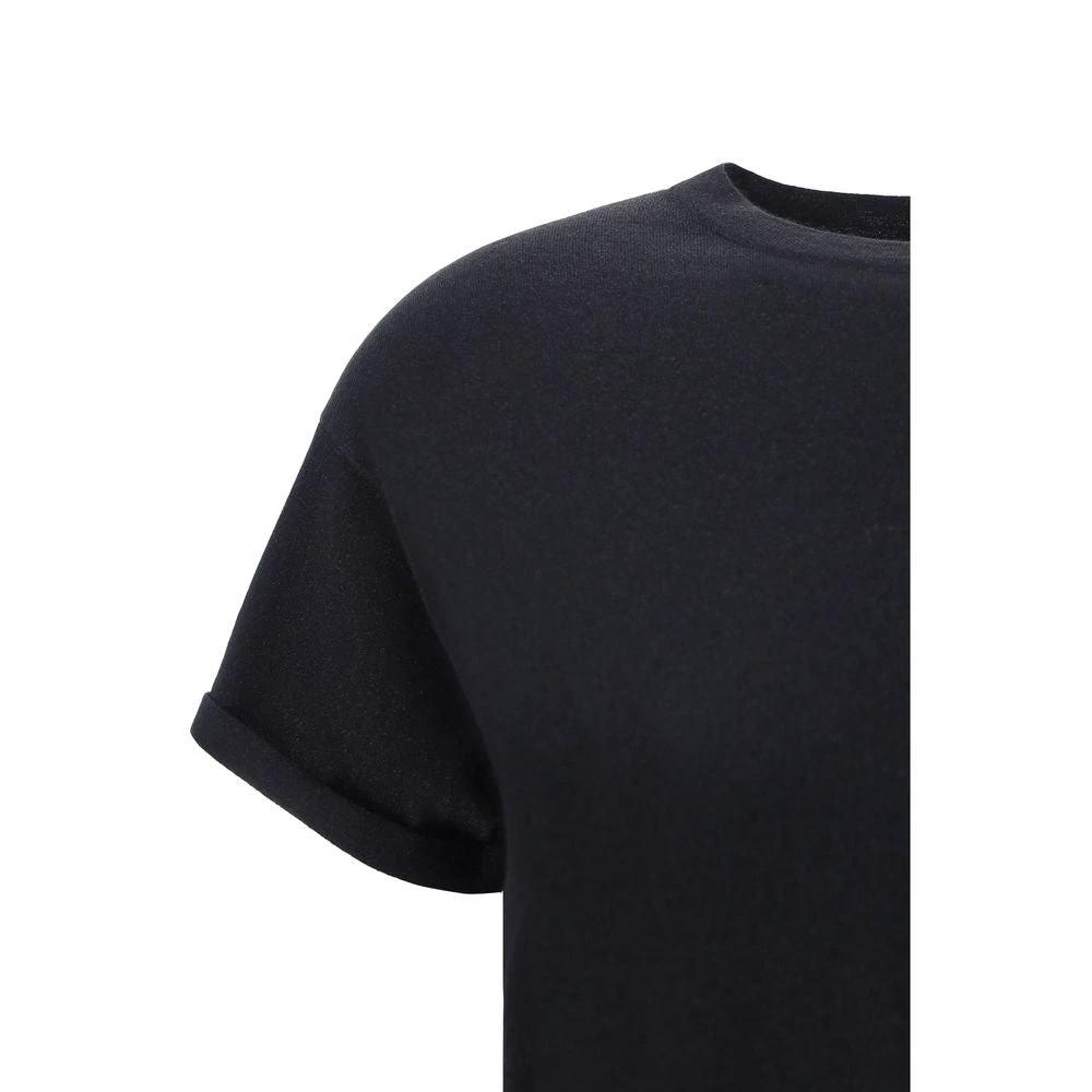 Brunello Cucinelli Black Nylon T-Shirt by Brunello Cucinelli