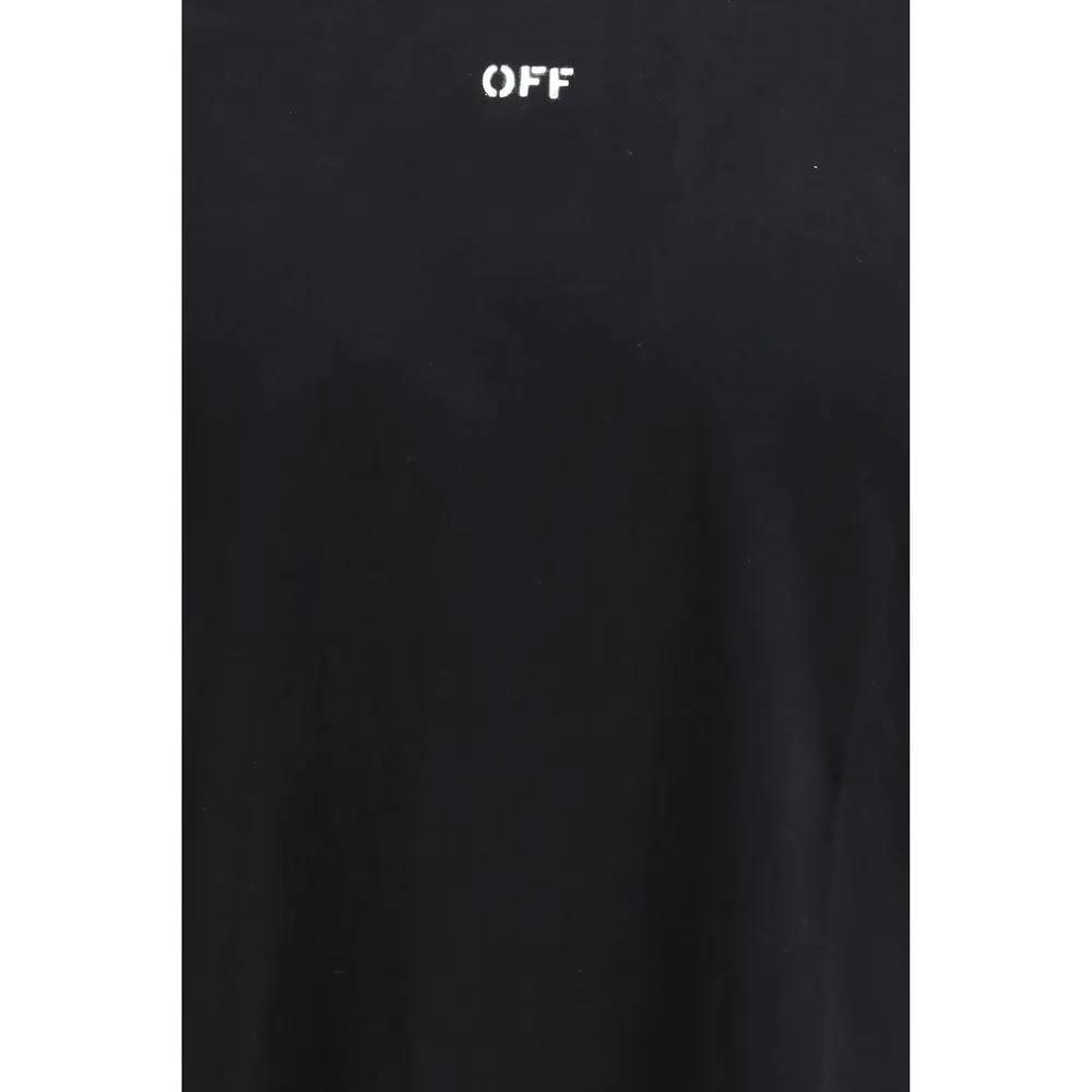 Off-White Black Cotton Sportswear