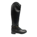 Bottes Borbonese en cuir noir pour femmes