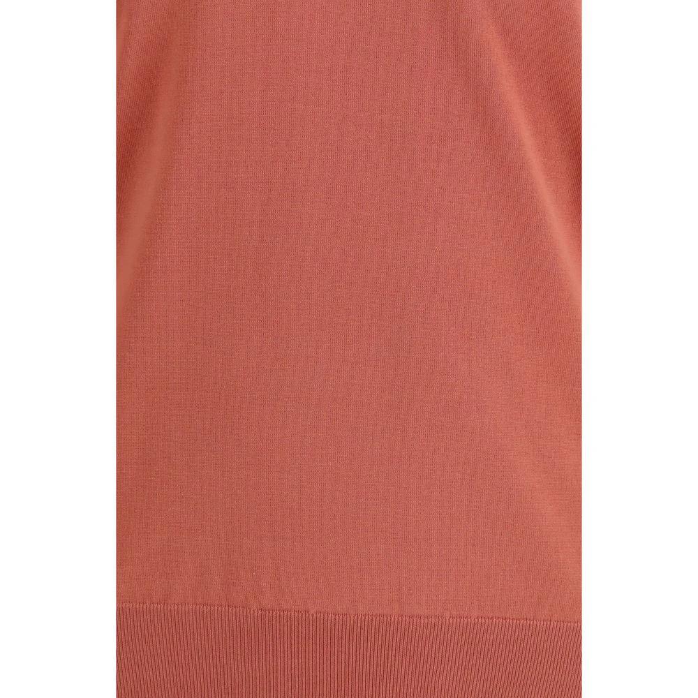 Brunello Cucinelli Orange Cotton Sweatshirt