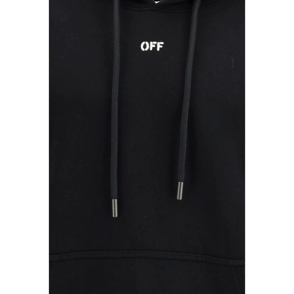 Off-White Black Cotton Sweatshirt