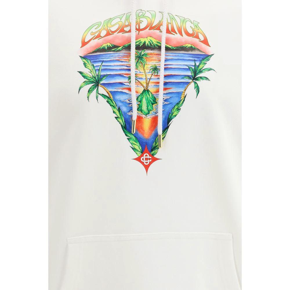 Sweat-shirt en coton blanc Casablanca