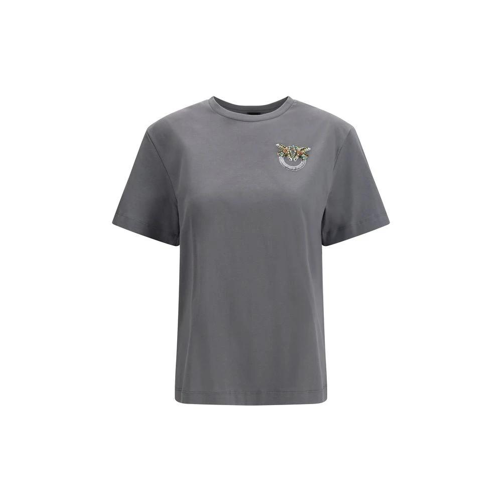 PINKO Gray Cotton T-Shirt by PINKO