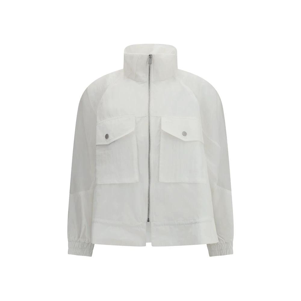 PINKO White Polyester Shell Jacket by PINKO