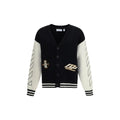 Off-White Black Cotton Cardigan by Off-White