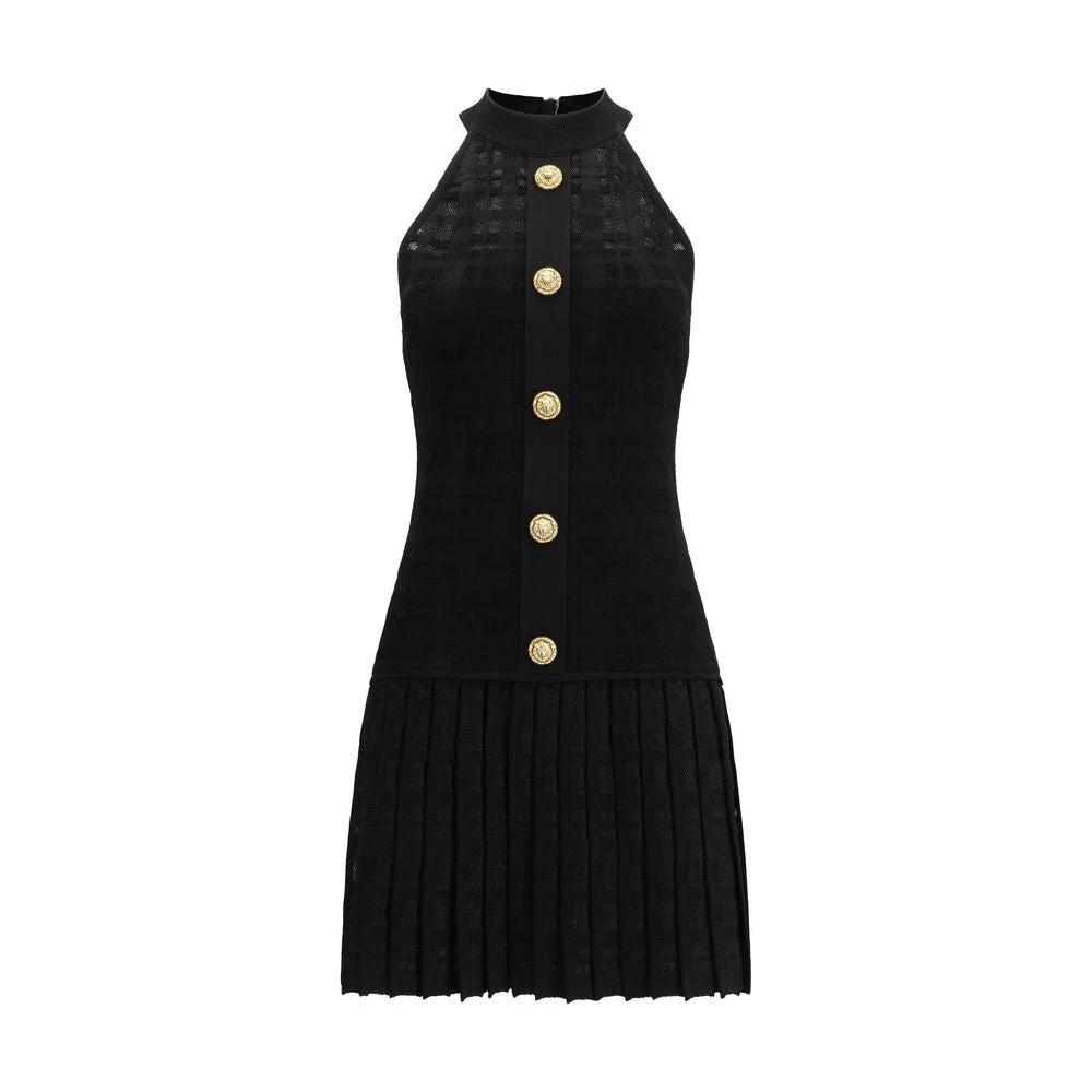 Robe décontractée Balmain en viscose noire