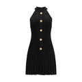 Robe décontractée Balmain en viscose noire